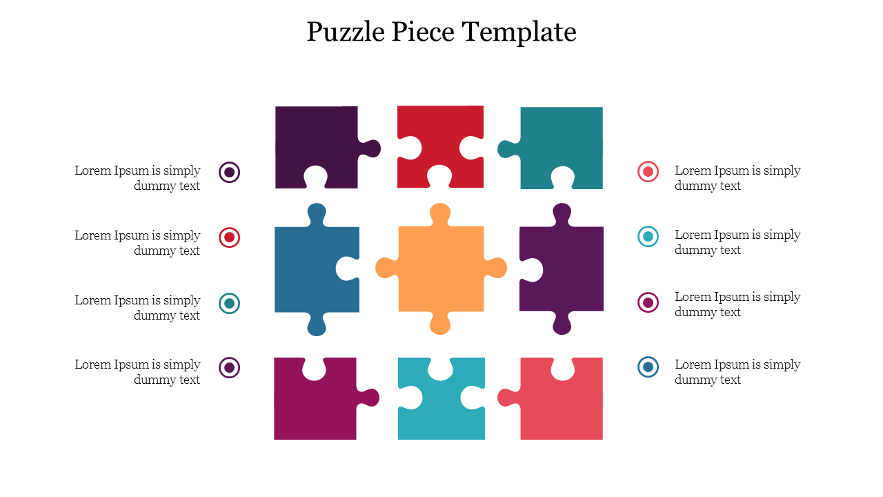 Puzzle Piece Template